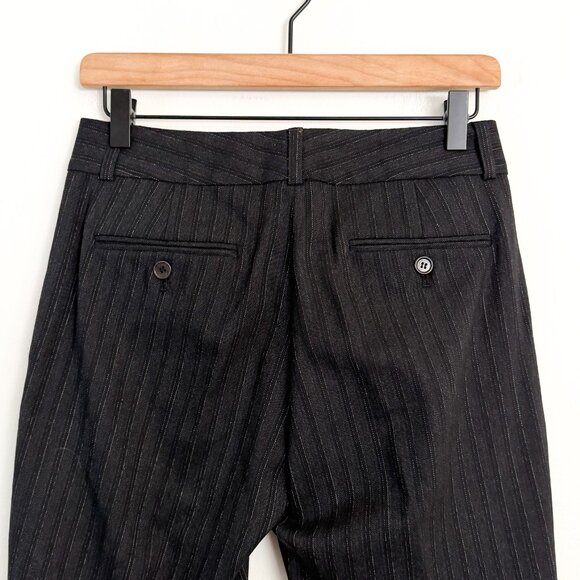 theory // dark gray pinstripe blazer jacket + trouser set // 2 - Picture 11 of 12